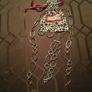 Brighton 3 piece jewelry set. Silver colored.